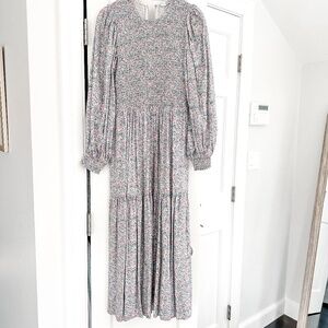 & Other Stories - Floral Tiered Maxi Dress, Small